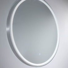 Sphere 81cm Aluminium LED Mirror with Demister